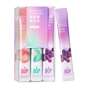 BOP益生菌漱口水男女便携多口味0酒精持久清新