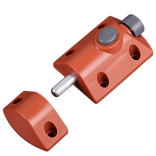 柜门塑料弹簧插销 自动按钮插销木门闩门插门销门锁 明装门栓锁扣