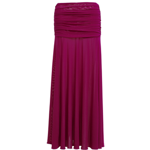 迷迭舞2025新款肚皮舞裙子下半身裙大码大摆裙飘逸弹力舞蹈长裙女