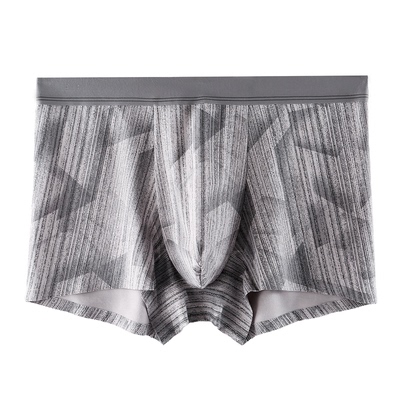 三条装 10A抗菌棉质男士内裤中腰四角底裤短裤无痕平角裤舒适新品