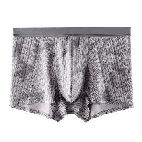 三条装 10A抗菌棉质男士内裤中腰四角底裤短裤无痕平角裤舒适新品