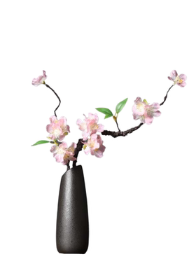 新中式樱花桌面装饰花艺花瓶套装