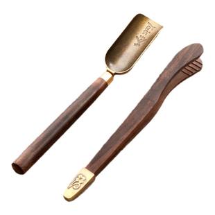 茶夹茶勺单支茶具配件茶叶专用夹子夹茶杯夹子镊子泡茶取茶茶叶铲