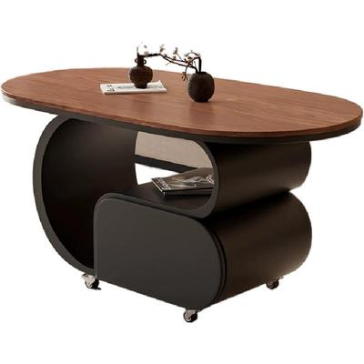 实木沙发边几小户型茶几轻奢高级感客厅可移动带轮子小推车边几