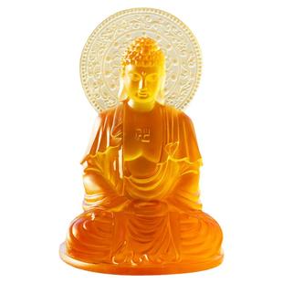 大日如来佛汽车摆件车内高级饰品保平安释迦牟尼佛中控台车载摆件