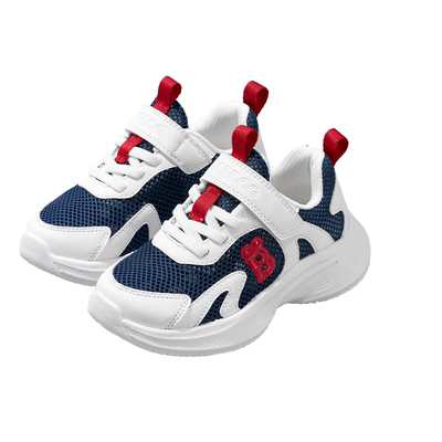 巴布豆夏季新款大网儿童运动鞋