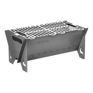 蝶烤香烧烤炉烤架户外家用小型便携碳烤烤鱼烤串折叠可拆卸卡片炉