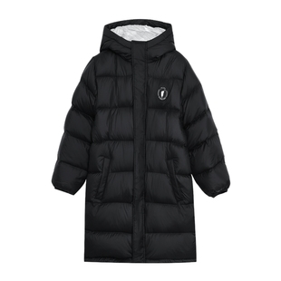 【90白鸭绒】POLOWALK童装男童中长款羽绒服2025年新款秋冬外套