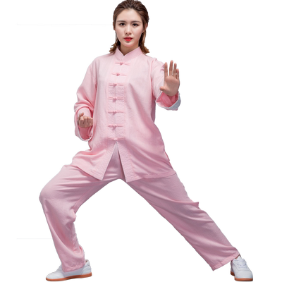 红棉男女天丝中式太极服