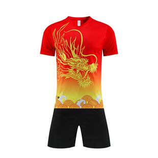 龙舟服套装男定制端午划龙舟比赛队服夏季成人运动短袖训练服球衣