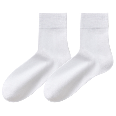 竹纤维袜子女春夏款中筒袜