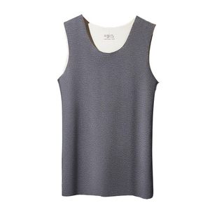 雅鹿羊毛保暖背心女款冬季发热加绒保温女士上衣内搭无痕贴片德绒