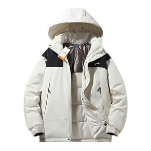 贵人鸟棉服男款冬季棉袄男生外套男士户外防风衣秋冬款加厚棉衣服