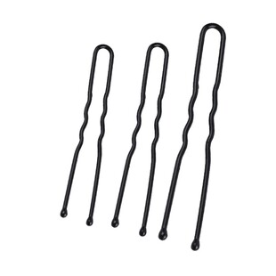 新款黑色u型夹丸子头盘发发夹边夹侧边发卡精致小夹子固定碎发夹