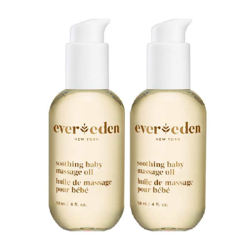 下拉老爸抽检Evereden安唯伊天然来源婴儿抚触按摩油118ml*2