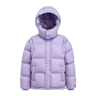 EBAER儿童羽绒服2025新款可拆卸外套男女童加厚保暖防风冬装上衣