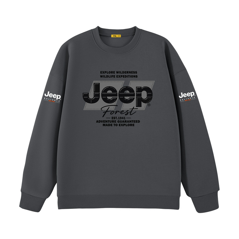 Jeep吉普男士秋季新款抗皱卫衣