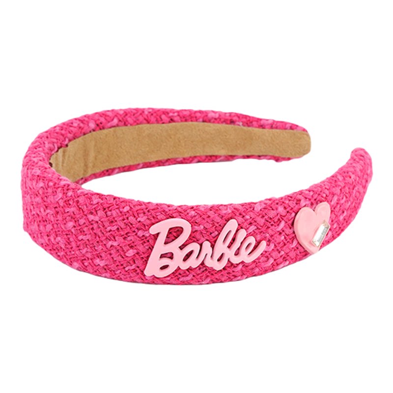 Barbie芭比官方正品粉发箍女头饰头箍洗脸高颅顶防滑发饰礼物新款
