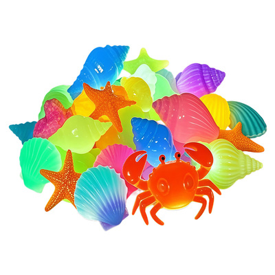 海洋夜光石鱼缸造景装饰形状多样