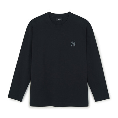 MLB情侣长袖男女NY凉感运动T恤