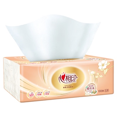 心相印经典原木抽纸120包