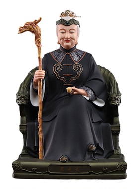 东北铁刹山黑妈妈神像黑老太太