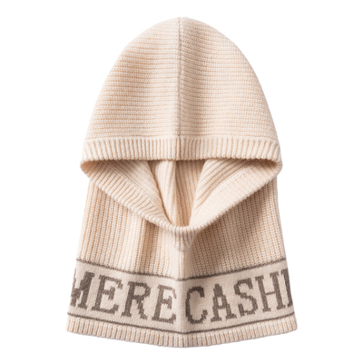 冬纯羊绒帽子女围脖帽子一体保暖