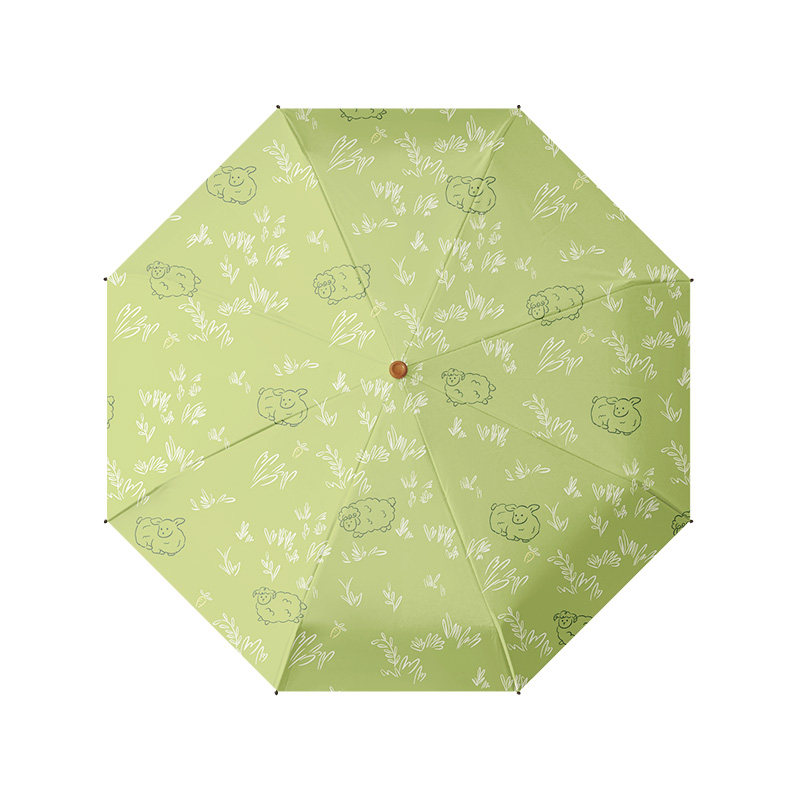晴雨两用自动雨伞女小清新可爱太阳伞防晒折叠小巧遮阳伞便携学生