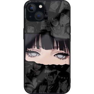 火影忍者雏田手机壳适用iPhone16华为nova12小米13玻璃IQOOnoe9红米k80少女vivo三星s25一加ace3v荣耀oppoA97