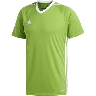 Adidas/阿迪达斯官方正品舒适春季款男士V领套头跑步短袖BK5428
