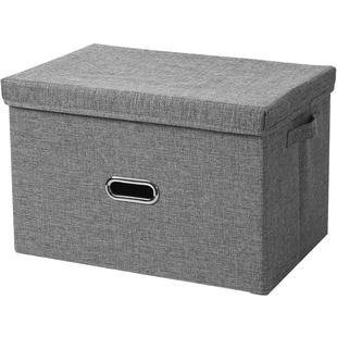 收纳箱布艺盒子衣柜收纳盒整理箱家用装衣服衣物储物箱可折叠箱子