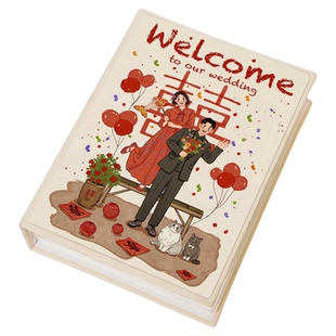 相册本结婚情侣恋爱纪念册婚礼回忆录新婚影集56寸拍立得照片收纳