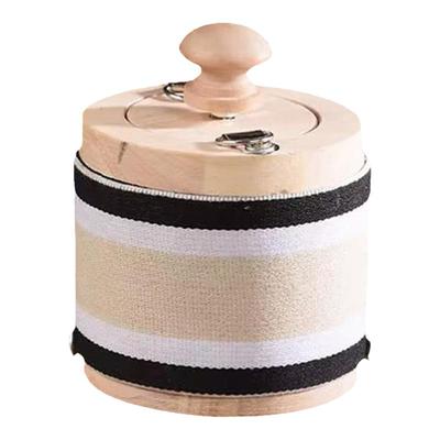 艾灸盒实木随身灸家用无烟悬灸罐