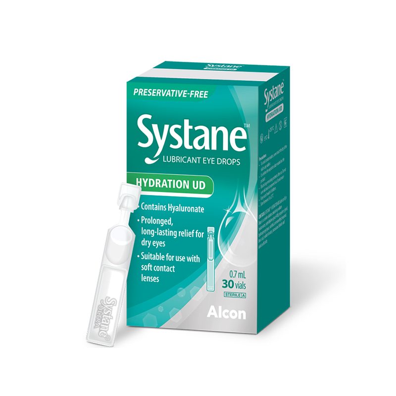 澳洲直邮Systane思然玻璃酸钠眼药水隐形眼镜滴眼液干眼人工泪液