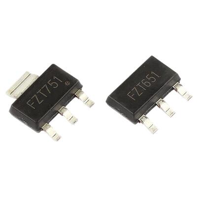 贴片三极管 FZT651 FZT751 高性能晶体管 NPN型 封装SOT223