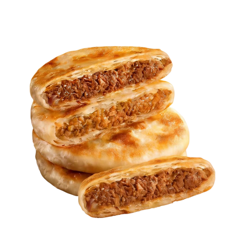 孜然和牛肉馅饼速食早餐半成品