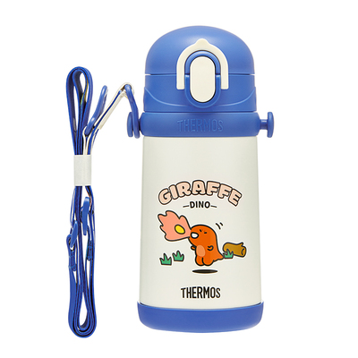 膳魔师316L不锈钢儿童保温吸管杯