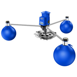 绿一220V鱼塘增氧机叶轮式增氧泵380V池塘制氧大型养殖曝气氧气泵