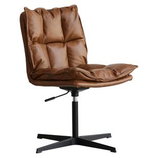 克罗利真皮电脑椅高端大气办公椅可旋转靠背椅子可升降人体工学椅