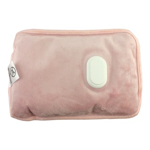 充电暖手宝热水袋双插手毛绒布电热管防爆夹子新款电热宝电暖水袋