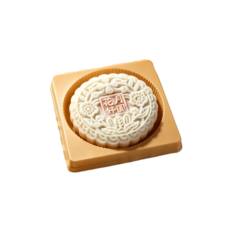 冰皮月饼芋泥紫薯双拼