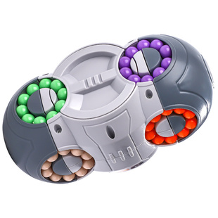 八面太空魔豆魔方玩具正品儿童益智解压磨方模仿智力6一12岁旋转