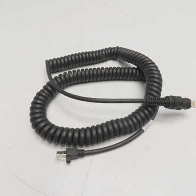 Cognex 300-20032 Coiled Ethernet Cable Right Angle RJ45 to S