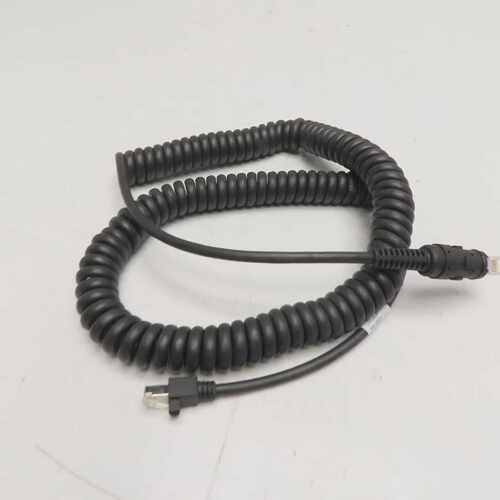 Cognex 300-20032 Coiled Ethernet Cable Right Angle RJ45 to S