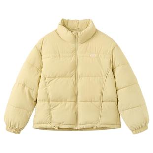 快鱼立领短款棉衣女2025年冬新款韩系通勤面包服宽松藏肉显瘦棉服