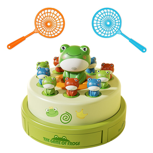 儿童玩具1到3宝宝益智力2三周岁礼物青蛙弹跳转盘男女孩亲子互动6