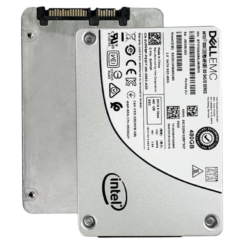 DELL EMC D3-S4510 480G企业级固态硬盘SSD二手2.5英寸6Gbps接口