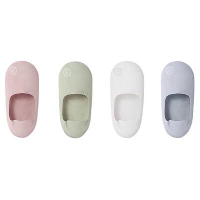 走陌无痕纯色船袜夏季透气防滑隐形轻薄抗菌防臭男女情侣款四双装