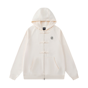 CLOTTEE by CLOT中式盘扣开衫卫衣男女秋季国潮宽松情侣款外套W