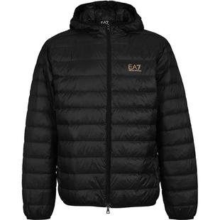 Armani阿玛尼男士冬季新款轻薄白鸭绒羽绒服休闲连帽保暖夹克外套